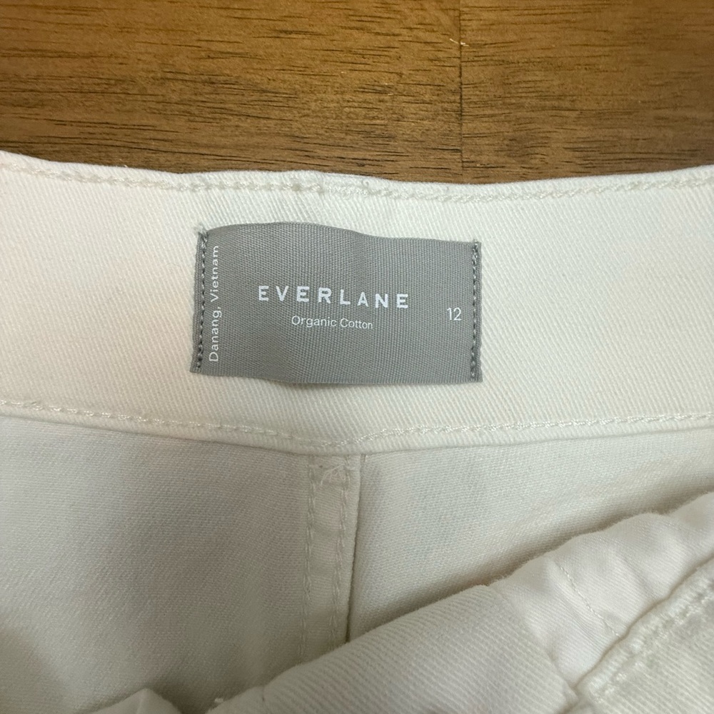 Everlane The Twill Wide-Leg Pants Bone 12 - Picture 3 of 7